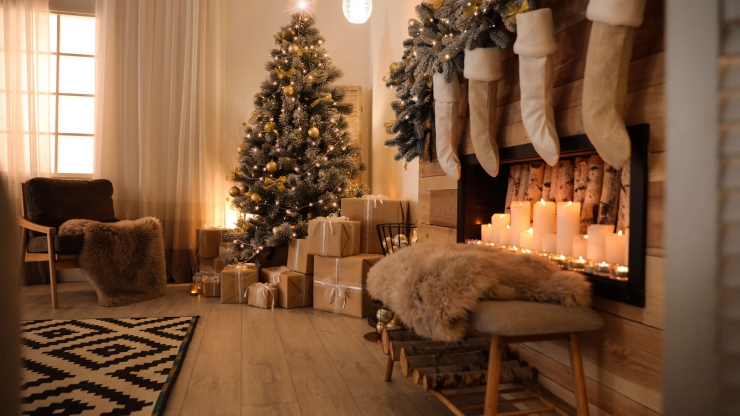 How to keep your hardwood flooring Chicago safe during Christmas time.